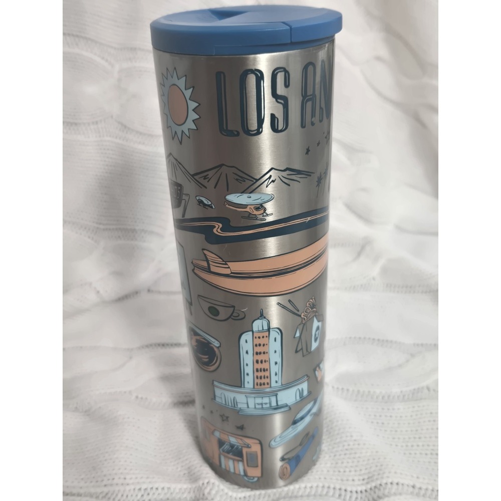 Starbucks Los Angeles Been There Series Across The Globe Stainless Tumbler 16oz